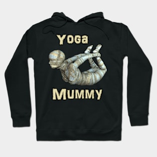 Yoga Mummy Bow Pose Hoodie